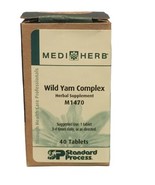 Standard Process Medi Herb Wild Yam Complex 40 Tablets Exp 1/26 - £53.35 GBP