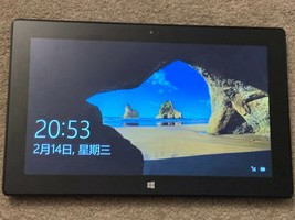 Microsoft Surface Pro 2 1601 i5-4200U 1.6GHz 4GB Ram 128GB Ssd Freezes As Is - $118.79