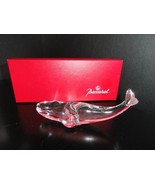 Baccarat Crystal Pacific Whale 6 1/8 &quot; L comes in Baccarat Gift Box - £176.93 GBP