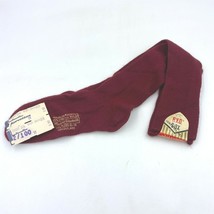 Vintage BVD Socks Men Maroon Burgundy size 10-13 Irregular Acrylic Sox AC - £11.12 GBP