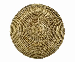 Rastogi Handicrafts Handmade Rattan Placemats Eco-Frindly Dining Table Round Wov - £15.65 GBP