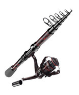 Fishing Rod and Reel Combos - High Carbon Fiber Telescopic Fishing Pole ... - €122,76 EUR