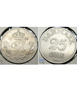 DENMARK ~ 1953 ~ 25 Ore - £1.96 GBP