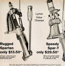 1968 Lyman Sights Spartan Speedy Spar-T Advertisement Hunting Value Cham... - €21,60 EUR