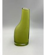 IKEA OKKSO  in Verre  Art Cased Glass Vase Asymmetric Modern Offset Neck