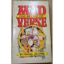 Mad For Better Or Verse Paperback Book by Frank Jacob&#39;s 1968 A Signet Book - $185.08 MXN
