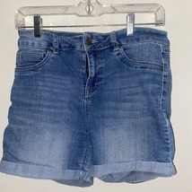 D Jeans Juniors Blue Denim Shorts Size 8 Waist 29” - £3.94 GBP