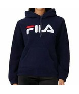 FILA® ~ Size XS ~ Navy Blue ~ Sherpa ~ Pullover ~ Hooded Sweatshirt ~ Ja... - $56.21 CAD