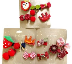 15 pk Girls&#39; Cute Hair Clip for Casual Using or Parties (3 sets), One Size - £5.68 GBP