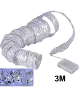 Christmas Ribbon Fairy Light – DIY Bow String Lights for Tree &amp; Home Déc... - $7.91+