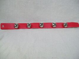 Jingle Bell Red Strap Santa Claus Costume Sleigh Prop Christmas Door Elf... - €9,33 EUR