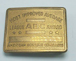 Vintage Belt Buckle American Bowling Congress Improved Average 2 1/4&quot; x ... - $4.42