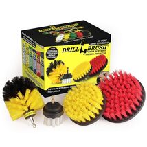 Drillbrush 5 in. W Soft/Medium Bristle Metal Handle Drill Brush Set - $22.95