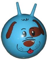 GAINT DOG RIDE ON HOP BALL kids jump rideon animal toy - $13.64
