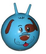 GAINT DOG RIDE ON HOP BALL kids jump rideon animal toy - $13.64