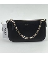 DKNY Small Black Bryant Crossbody Bag Purse Chain Strap NEW - $43.99
