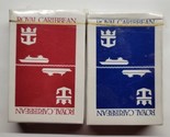 Royal Caribbean Cruises Playing Cards 2 Decks Red and Blue - $13.85