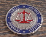 Law Enforcement Public Agency Training Council Challenge Coin #140W - $18.80