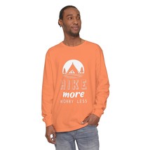 Unisex Garment-Dyed Long Sleeve T-Shirt for Outdoor Enthusiasts - Perfect for Hi - £26.34 GBP+