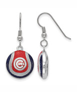 SS Chicago Cubs Domed Enameled Baseball Earrings - $159.51 CAD