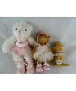 Lot o 3 Ballerina Teddy Bear Collectibles herrished teddy Gund and Russ ... - £25.70 GBP