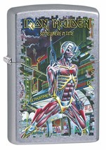 Zippo Lighter: Iron Maiden, Somewhere in Time - Street Chrome - $33.20