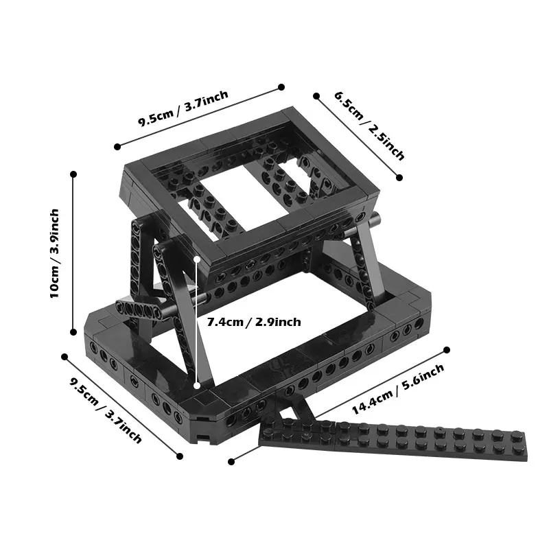 NEW MOC Display Stand Bricks Set fit for 10300 Back to the Future Time M... - $14.61