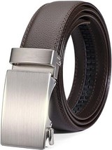 Belt Men Automatic Buckle Belt Genuine Leather Belts For Mens Business  (Size:L) - £15.45 GBP