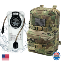Tactical Mini Molle Hydration Pack Carrier US Flag Water Resistant Backpack - $90.22