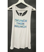Champion Women&#39;s White Athletic Top DuoDry &quot;Crunch then Brunch&quot; SZ S - $20.33 CAD