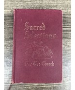 Sacred Selections For The Church Hymnal Hardcover 1974 Ellis J. Crum Son... - £11.41 GBP
