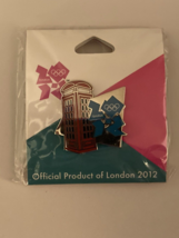 2012 London Olympics Games Red Phone Booth Pin - £15.73 GBP