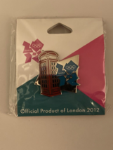 2012 London Olympics Games Red Phone Booth Pin - £15.02 GBP