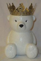 Bath & Body Works Large Candle Holder 3-Wick Holder Christmas ROYAL POLAR BEAR - $102.81