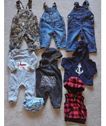 Boys Clothing Lot Sz 6M 6-12M 8pc Ralph Lauren Bass Pro Shop Tahari Baby... - $44.14