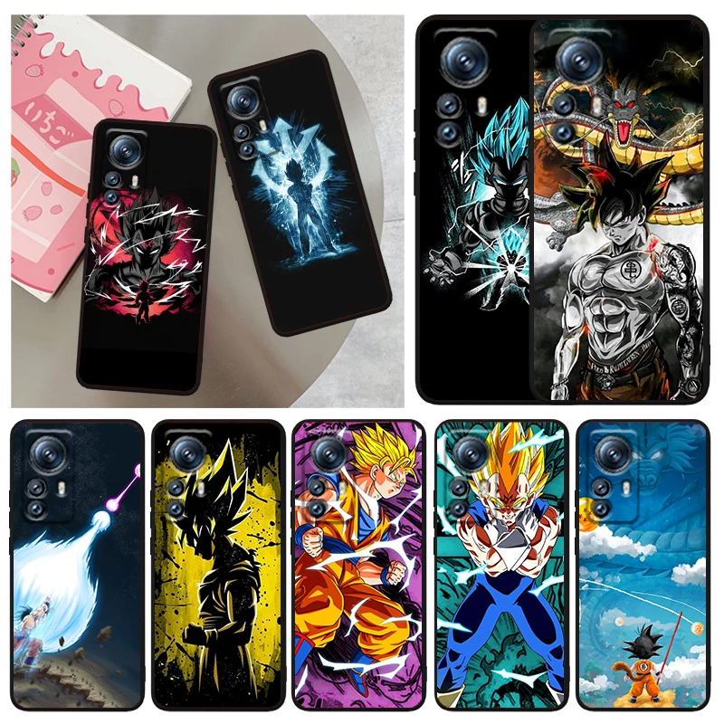 Japanese Cute D-Dragon Ball Z Black Soft Cover Phone Case For Xiaomi Mi 13 12T - £8.22 GBP+
