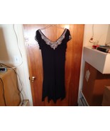 &quot; NWT &quot; S.L.Fashions Size 8 Black Designed Dress &quot; BEAUTIFUL DRESS &quot; - £36.75 GBP