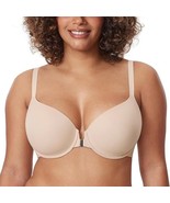 DELIMIRA Womens 40DD 40E Front Closure Seamless T-Shirt Bra Underwire Beige - $447.97 MXN