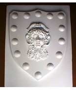 Medieval Celtic Renaissance Mold Huge 24x30x2 Goddess Shield in Plaster ... - £94.03 GBP