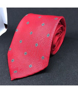 Mens Atomic Vintage Etienne Aigner 100% Silk Red MCM Necktie Geometric P... - £14.60 GBP
