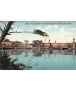 Button Shop Glendale Nashawannuck Easthampton Massachusetts 1910c postcard - $6.93