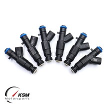 6 x 240cc fuel injectors Fits 1999 - 2004 4.0 Cherokee 4-Hole Upgrade fit Bosch - £120.19 GBP