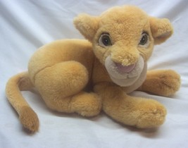 Vintage Walt Disney The Lion King Young Simba Lion 11&quot; Plush Stuffed Animal Toy - £18.47 GBP