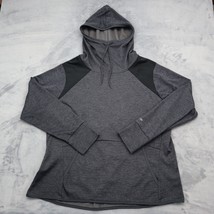 Champion Sweatshirt Womens 2XL Gray Duo Dry Long Sleeve Hooded Drawstrin... - $25.72