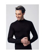 Maglia lupetto da uomo a manica lunga mezzo collo caldo cotone Nottingha... - $12.86