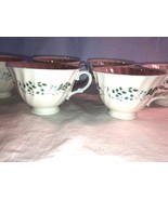 6 Tea Cups Royal Doulton Porcelain Glen Auldyn  Mint - $31.99