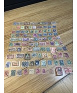 Vintage Lot of 100 Worldwide Stamps Romania Canada KJ DV - $19.80