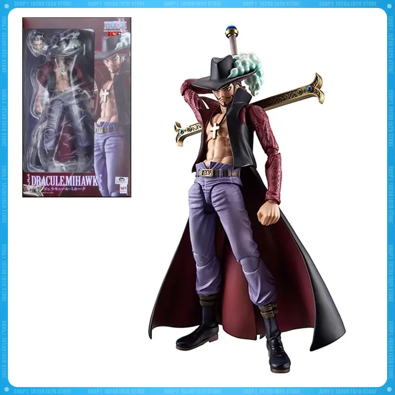Megahouse One Piece Anime Figure Dracula Mihawk Hawkeye Action Figure Model - £165.35 GBP