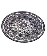 Royal Norfolk 7 1/2&quot;Black/White Art Deco Snack Dessert Appetizer Salad P... - $25.64 CAD
