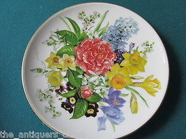 Hutschenreuther Germany collector plate &quot;Fruhlingsmorgen&quot;, floral, NIB, 7 3/4[a4 - £35.61 GBP